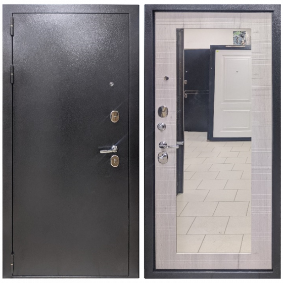 Витязь Параллель Зеркало Антик Серебро/Дуб Галифакос №1.1 Витязь Параллель Зеркало Антик Серебро/Дуб Галифакос №1.1